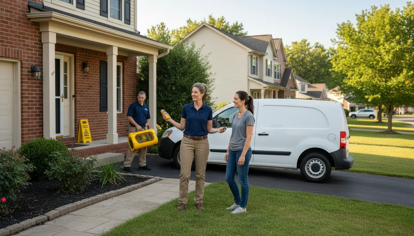 Water restoration image for Water Damage & Restoration Services in Desoto, TX